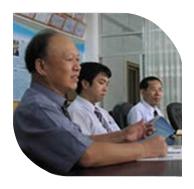 新竹公司董事長陪同矢澤勇樹博士會見桂林工學院資源與環(huán)境工程系主任解慶林教授。