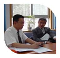 新竹公司總經(jīng)理在建筑材料科學(xué)研究院會見北京航空航天大學(xué)陳汴琨教授。